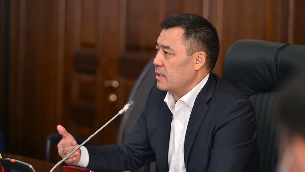 Занявший пост премьер-министра КР Садыр Жапаров - Sputnik Кыргызстан
