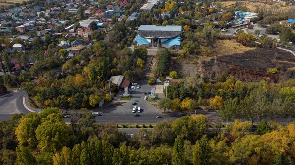 Павильон экспоцентра на территории СЭЗ Бишкек. Архивное фото - Sputnik Кыргызстан