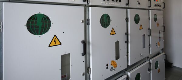 Распределительное устройство на электростанции. Архивное фото - Sputnik Кыргызстан