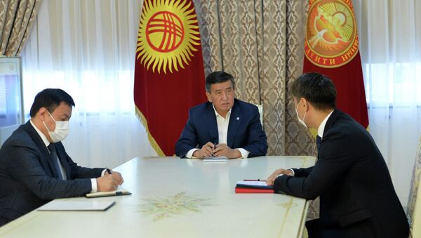 Президент Сооронбай Жээнбеков принял главу МИД Чынгыза Айдарбекова - Sputnik Кыргызстан