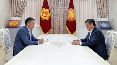 Встреча президента Сооронбая Жээнбекова с Садыром Жапаровым