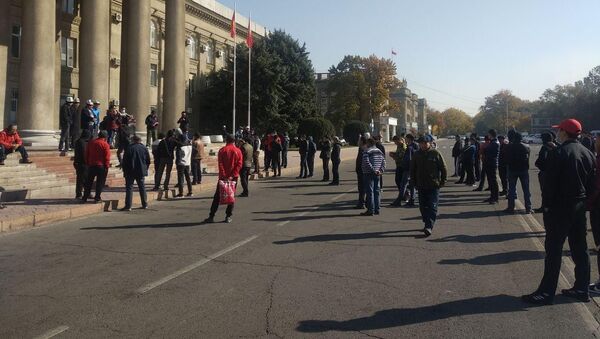 Митинг сторонников Садыра Жапарова в Бишкеке - Sputnik Кыргызстан