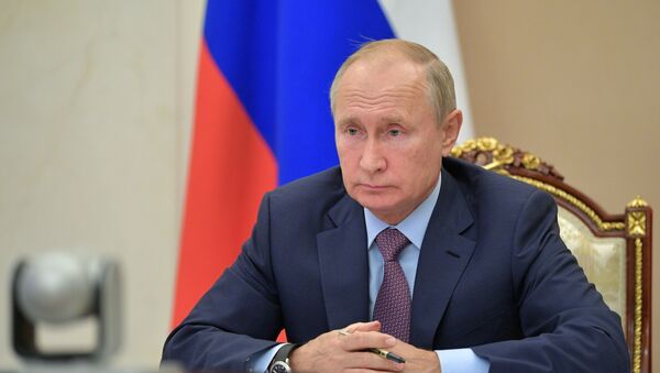 Президент РФ Владимир Путин проводит совещание  - Sputnik Кыргызстан