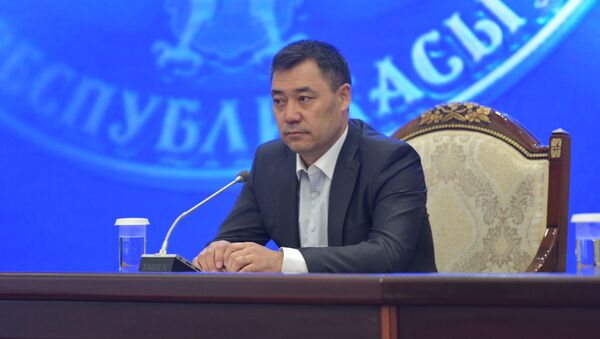Премьер-министр Садыр Жапаров - Sputnik Кыргызстан