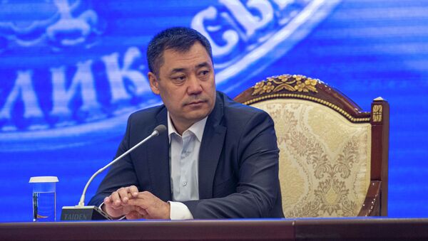 Исполняющий обязанности президента, премьер-министр Садыр Жапаров - Sputnik Кыргызстан