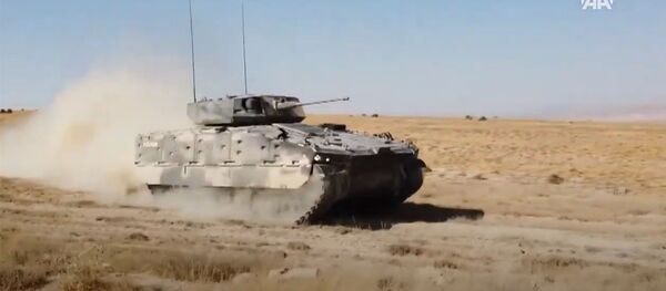 Новую модель турецкого БМП назвали в честь коня из эпоса Манас — видео Новую модель турецкого БМП назвали в честь коня из эпоса Манас — видео - Sputnik Кыргызстан