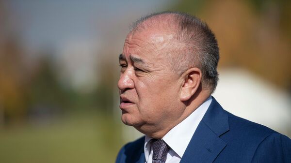 Депутат ЖК, лидер партии Ата-Мекен Омурбек Текебаев. Архивное фото - Sputnik Кыргызстан