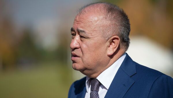 Депутат ЖК, лидер партии Ата-Мекен Омурбек Текебаев. Архивное фото - Sputnik Кыргызстан