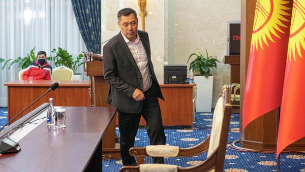 Садыр Жапаров на заседании ЖК в госрезиденции Ала-Арча - Sputnik Кыргызстан