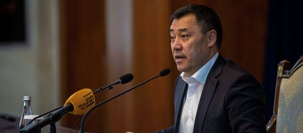 Пресс-конференция Садыра Жапарова в госрезиденции Ала-Арча - Sputnik Кыргызстан