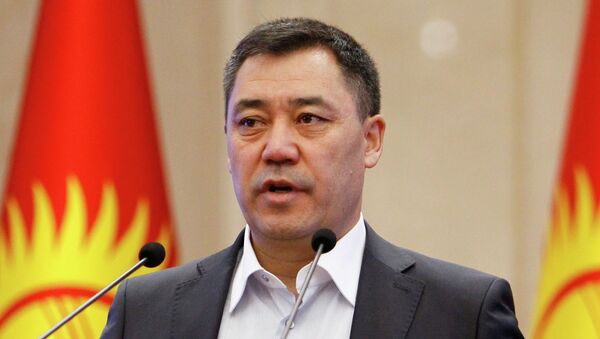 Исполняющий обязанности главы государства, премьер-министр Садыр Жапаров - Sputnik Кыргызстан