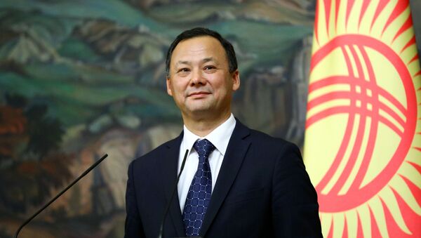 Министр иностранных дел КР Руслан Казакбаев - Sputnik Кыргызстан