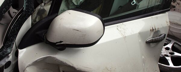 Автомобиль попавший в ДТП. Иллюстративное фото Автомобиль попавший в ДТП. Иллюстративное фото - Sputnik Кыргызстан