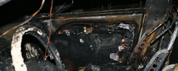 Пожар в автомобиле в Кара-Суйском районе - Sputnik Кыргызстан