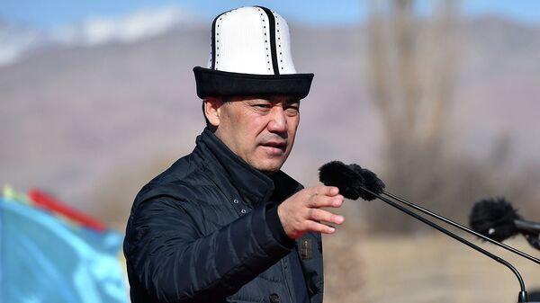 Исполняющий обязанности Президента, Премьер-министра Кыргызской Республики Садыр Жапаров - Sputnik Кыргызстан