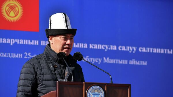  Исполняющий обязанности президента Кыргызстана, премьер-министр Садыр Жапаров - Sputnik Кыргызстан