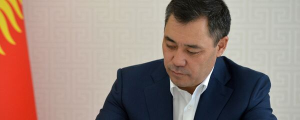 Президент Кыргызской Республики Садыр Жапаров. Архивное фото Президент Кыргызской Республики Садыр Жапаров. Архивное фото - Sputnik Кыргызстан