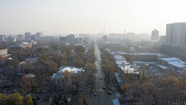 Бишкекте биринчи күзгү кар жаады - Sputnik Кыргызстан