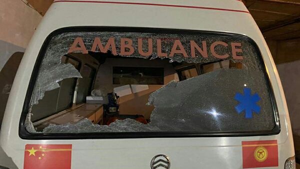 Нападение на карету скорой помощи в Кара-Суйском районе - Sputnik Кыргызстан