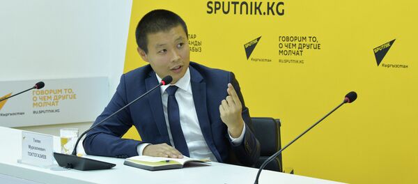 Айыл чарба, тамак-аш өнөр жайы жана мелиорация министри Тилек Токтогазиев - Sputnik Кыргызстан