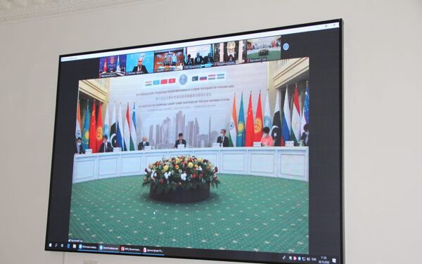 Верховные судьи стран Шанхайской организации сотрудничества проводят совещание по видеоконференции - Sputnik Кыргызстан