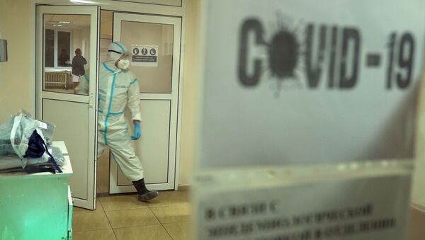 Открытие отделения для больных коронавирусом в Луганской больнице - Sputnik Кыргызстан
