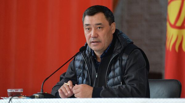 Исполняющий обязанности президента Кыргызской Республики, премьер-министр Садыр Жапаров - Sputnik Кыргызстан