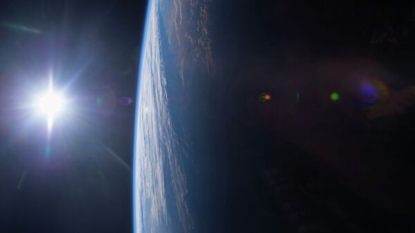 Вид на землю из МКС. Архивное фото - Sputnik Кыргызстан
