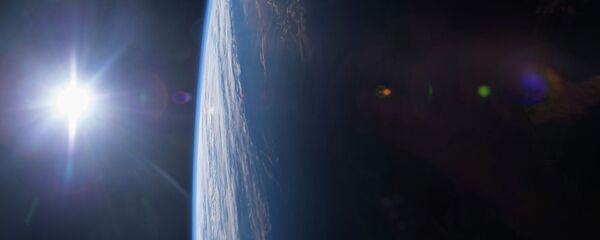 Жердин эл аралык мейкиндик станциясынан көрүнүшү. Архив - Sputnik Кыргызстан