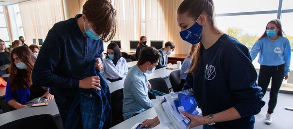 Студенты в аудитории университета. Архивное фото - Sputnik Кыргызстан