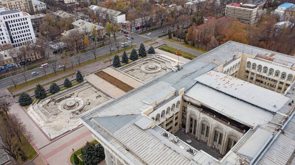 Вид на здание Белого дома с высоты. Архивное фото - Sputnik Кыргызстан