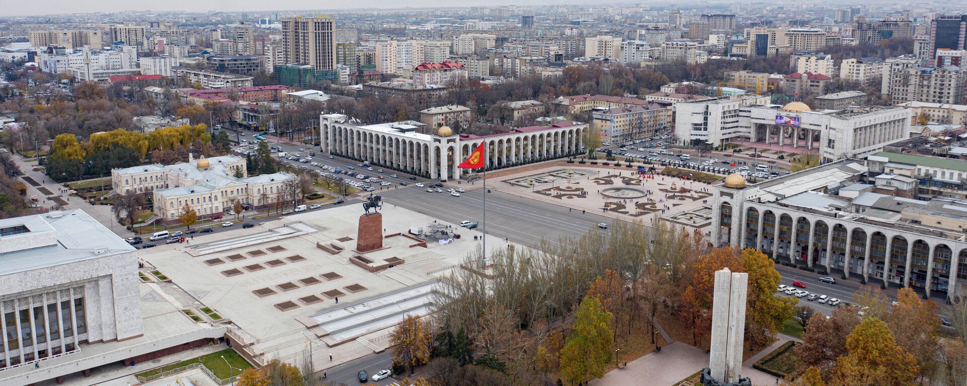 Площадь Ала-Тоо в Бишкеке. Архивное фото - Sputnik Кыргызстан, 1920, 04.11.2022