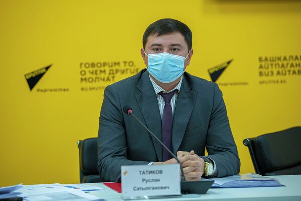 Начальник Управления государственного долга Министерства финансов Руслан Татиков - Sputnik Кыргызстан
