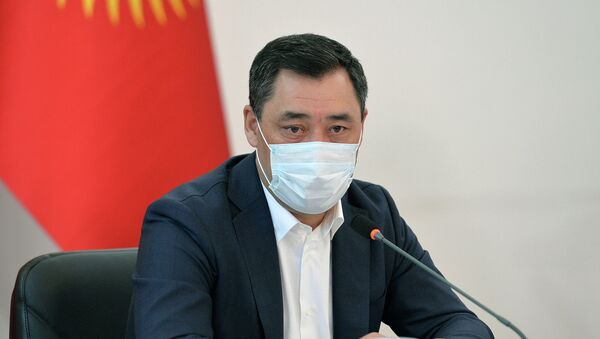 Исполняющий обязанности президента Кыргызской Республики, премьер-министр Садыр Жапаров - Sputnik Кыргызстан