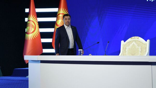 Пресс-конференция и. о. президента Садыра Жапарова - Sputnik Кыргызстан