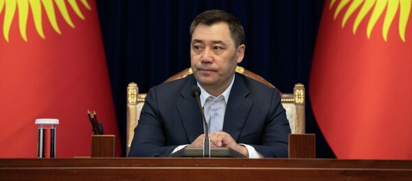 Встреча и.о президента Кыргызстна Садыра Жапарова с дипломатическим корпусом Встреча и.о президента Кыргызстна Садыра Жапарова с дипломатическим корпусом - Sputnik Кыргызстан