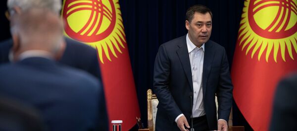 Мурунку премьер-министр жана президенттикке талпакер Садыр Жапаров. Архив - Sputnik Кыргызстан