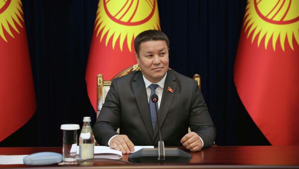 Исполняющий обязанности президента КР, спикер Жогорку Кенеша Талант Мамытов. Архивное фото - Sputnik Кыргызстан