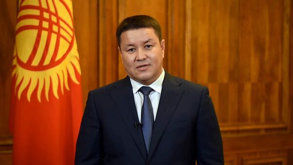 Новый и. о. президента Талант Мамытов обратился к кыргызстанцам. Видео - Sputnik Кыргызстан