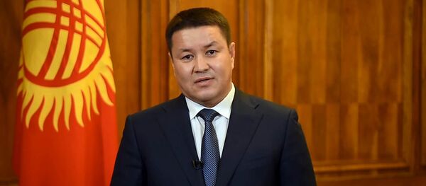 Новый и. о. президента Талант Мамытов обратился к кыргызстанцам. Видео - Sputnik Кыргызстан