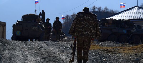 Российские миротворцы в Нагорном Карабахе. - Sputnik Кыргызстан