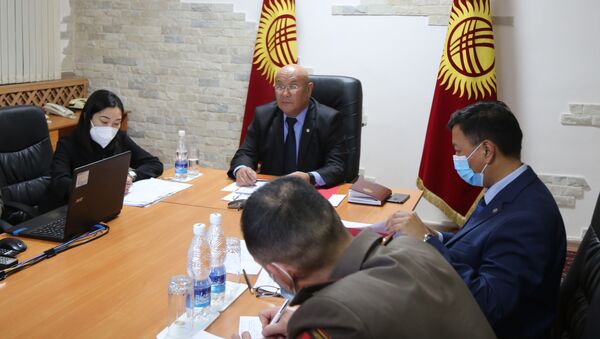 Секретарь Совета безопасности Кыргызской Республики Рыскелди Мусаев, принял участие в заседании ОДКБ в формате видеоконференции - Sputnik Кыргызстан
