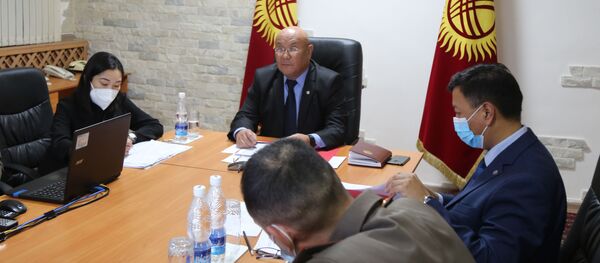 Секретарь Совета безопасности Кыргызской Республики Рыскелди Мусаев, принял участие в заседании ОДКБ в формате видеоконференции - Sputnik Кыргызстан