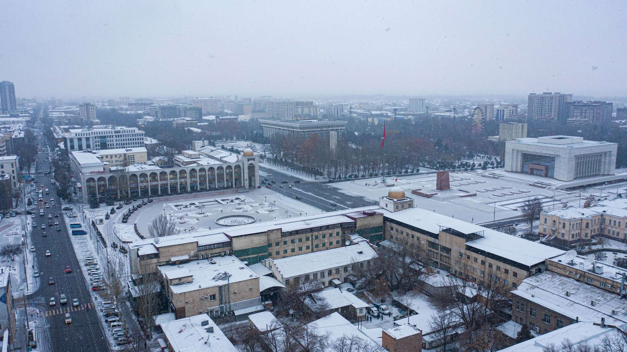 когда выпадет снег в бишкеке