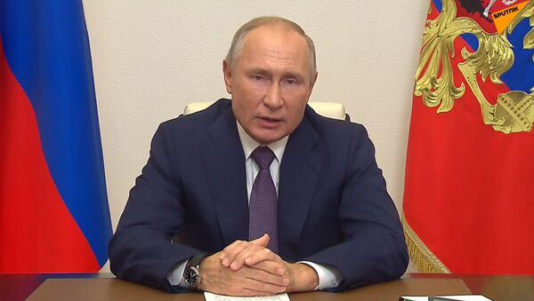 Видеообращение Путина к участникам международного форума Уроки Нюрнберга - Sputnik Кыргызстан