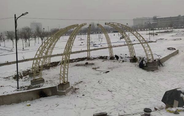 Мэрия Бишкека отчиталась о работах в строящемся парке Ынтымак-2 - Sputnik Кыргызстан