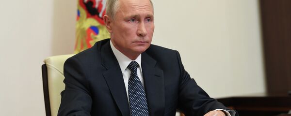 Президент РФ В. Путин провел совещание о российской миротворческой миссии в Нагорном Карабахе - Sputnik Кыргызстан