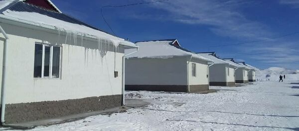 Памирлик кыгыздарга Алай районунун Талды-Суу айылында курулган үйлөр - Sputnik Кыргызстан