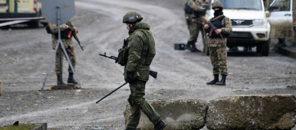 Тоолуу Карабахтагы Россиянын тынчтык орнотуучулары - Sputnik Кыргызстан