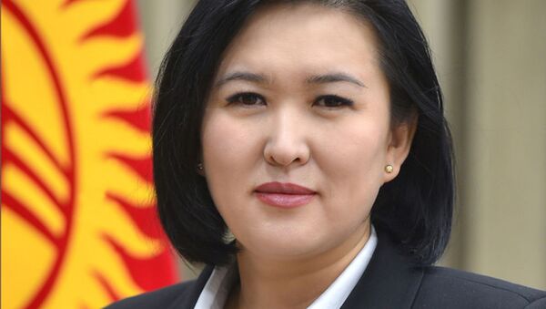 Министр труда и социального развития Ализа Солтонбекова - Sputnik Кыргызстан